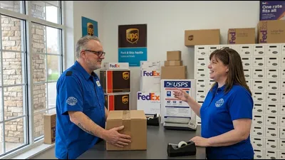 Professional packing and shipping services for residents of Aquilla, Ohio, connecting local shipments to a global network.