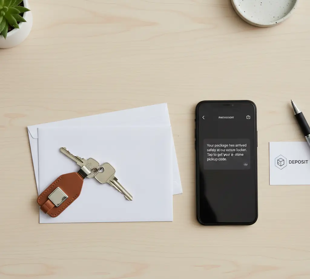 Mailbox keys and envelopes